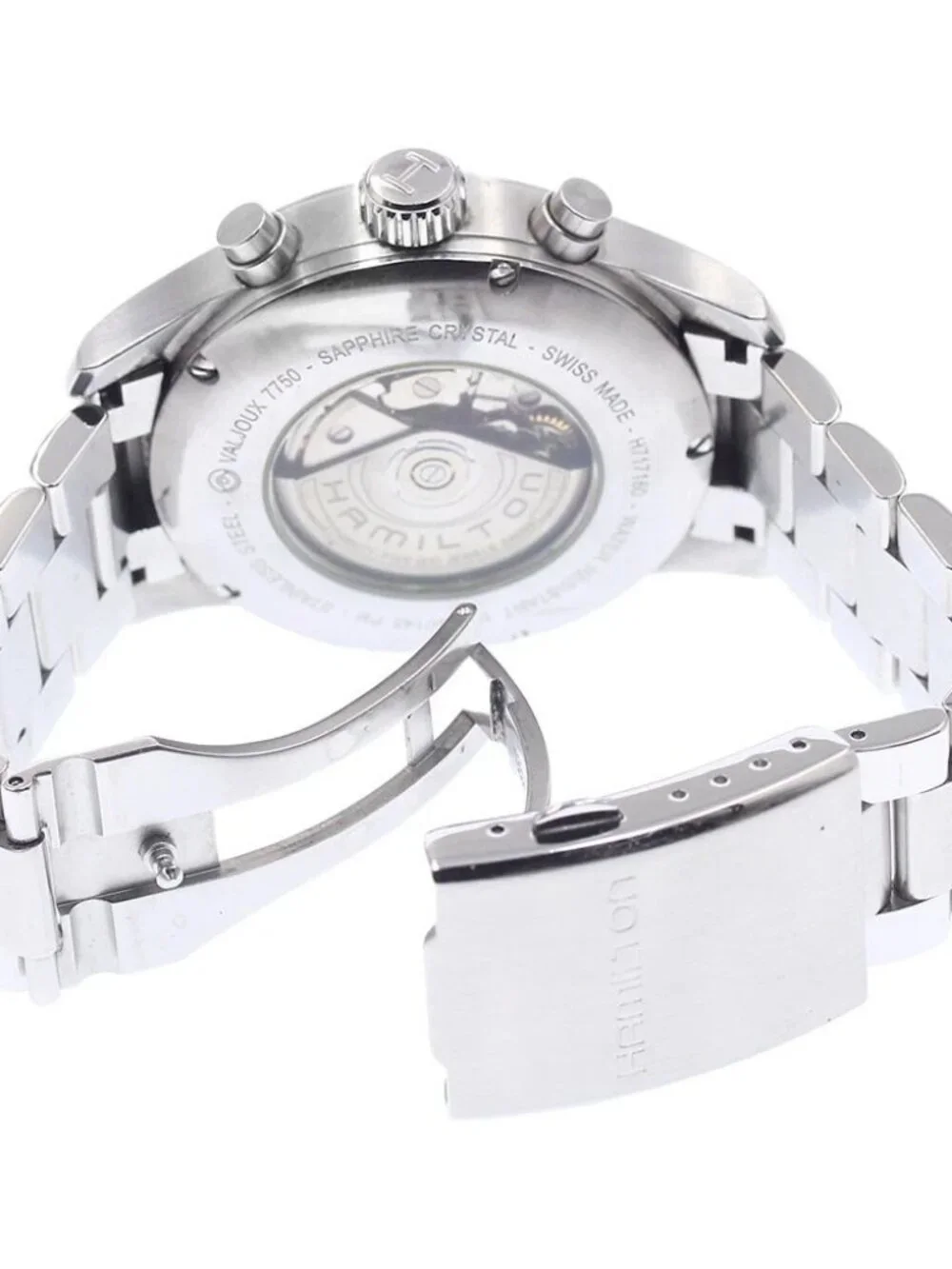 HAMILTON Khaki Officer H717160 Chronograph day date Automatic Men's Watch